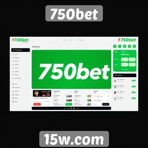 Interface do usuário da 750bet é amigável